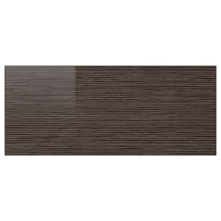 Фронтальная панель ящика СЕЛЬСВИКЕН, глянцевый с рисунком коричневый (60x26 см)