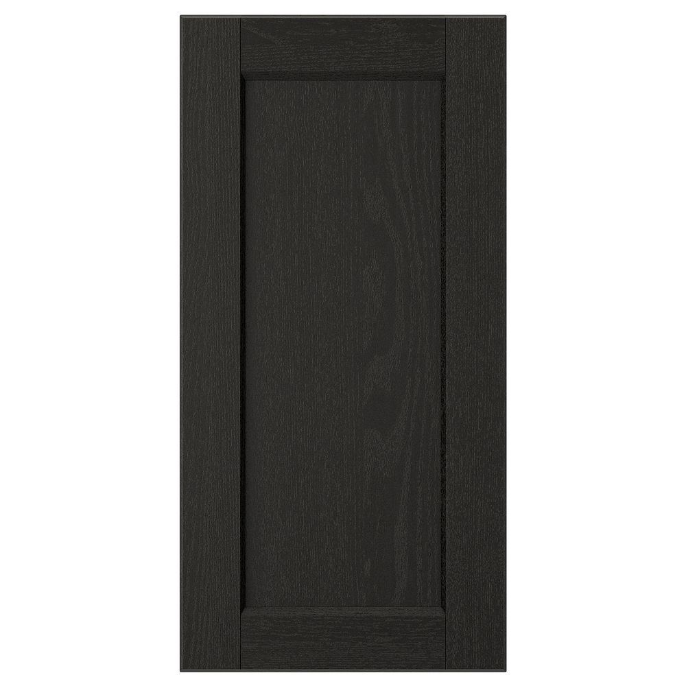Дверь, черная морилка 30x60 см IKEA LERHYTTAN ЛЕРХЮТТАН 204.186.34 - фото 1