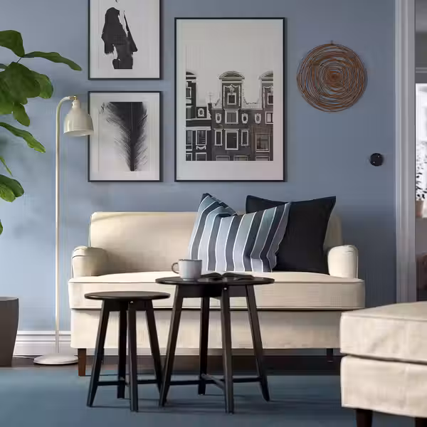 ROCKSJÖN РОККШЁН 2-местный диван - киланда светло-бежевый - фото 2