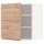 Навесной шкаф с полками, 60x60 см, белый, Voxtorp под дуб IKEA METOD МЕТОД 994.650.19