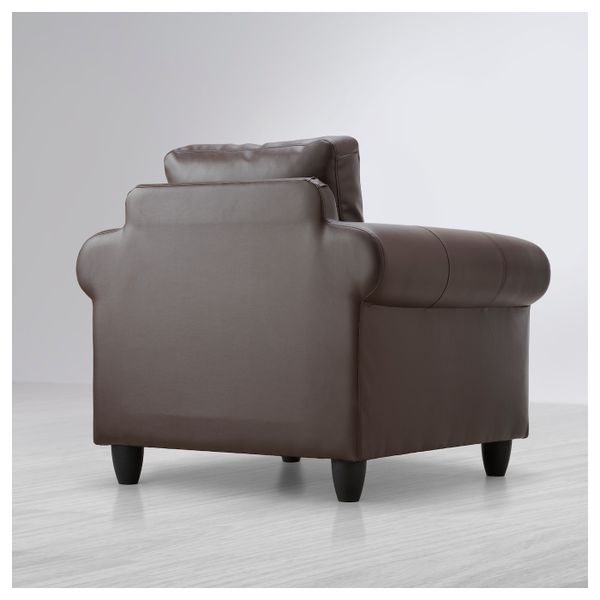 Кресло, Кимстад темно-коричневый IKEA ФИКСХУЛЬТ 203.531.90 - фото 3