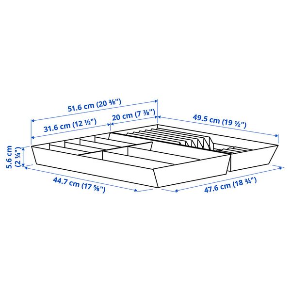 IKEA, дополнительный ракурс - схема-чертеж с размерами