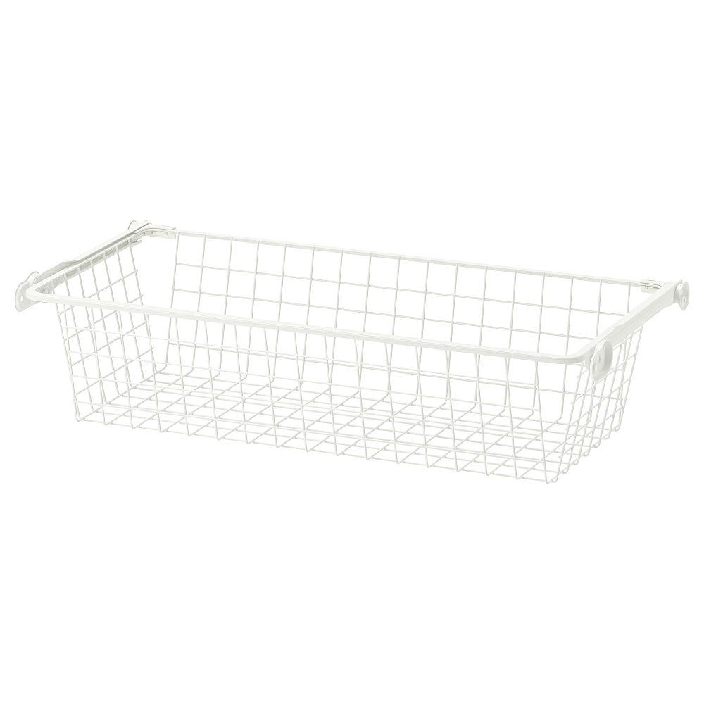 Проволочные корзина с направляющими КОМПЛИМЕНТ, белый - фото 1