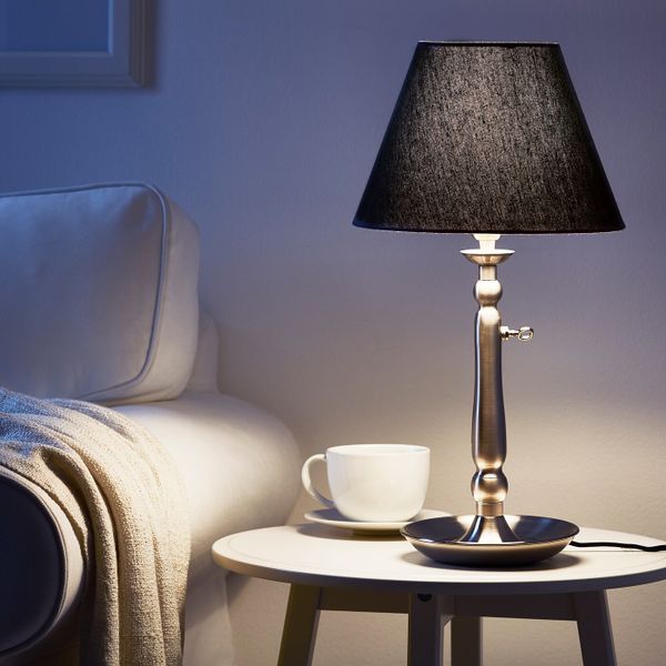 Абажур, синий, 27 см IKEA ОЛЬСТА 803.606.54 - фото 3