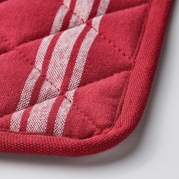 Прихватка, красный 19x19 см IKEA HILDEGUN ХИЛЬДЕГУН 504.840.57 - фото 7