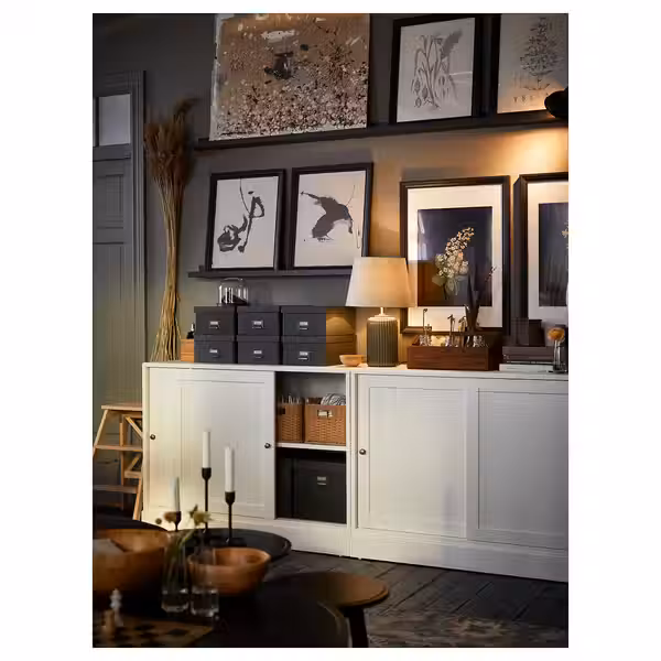 SNÖBYAR Лампа настольная - серо-бирюзовый керамика/серый 52 см - фото 6