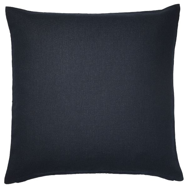 Чехол на подушку, темно-синий 50x50 см IKEA ВИГДИС 103.958.26 - фото 1