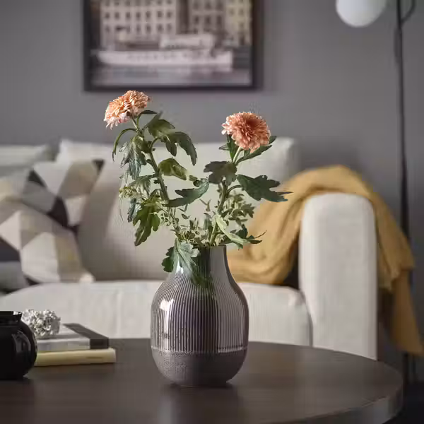 GRADVIS Ваза - темно-серый 21 см - фото 2