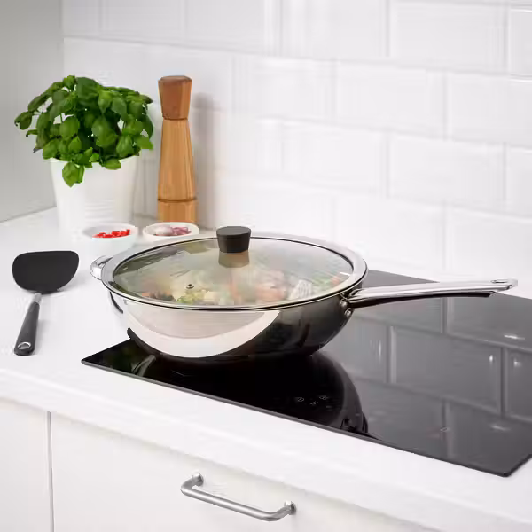 KLOCKREN Крышка для сковороды - стекло 33 см - фото 2