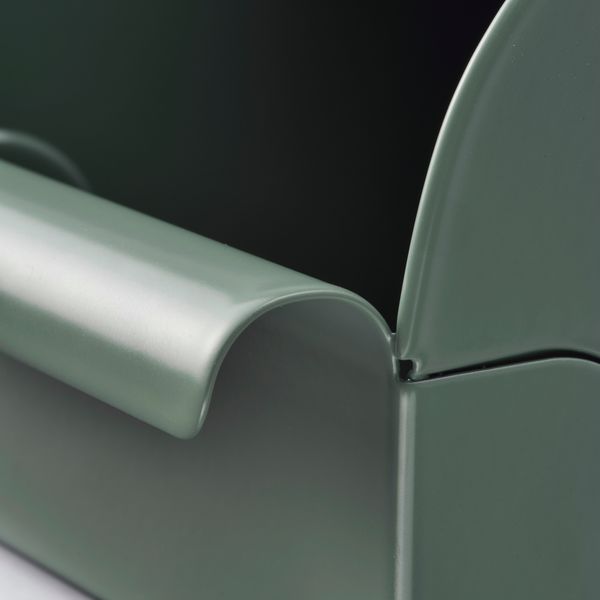 Контейнер, 9x17x7.5 см, серо-зеленый, металлический IKEA REJSA РЕЙСА 404.577.90 - фото 6