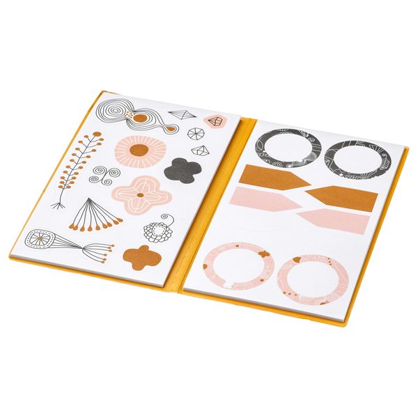 Папка с наклейками ЛАНКМОЙ, белый черный, розовый - фото 1