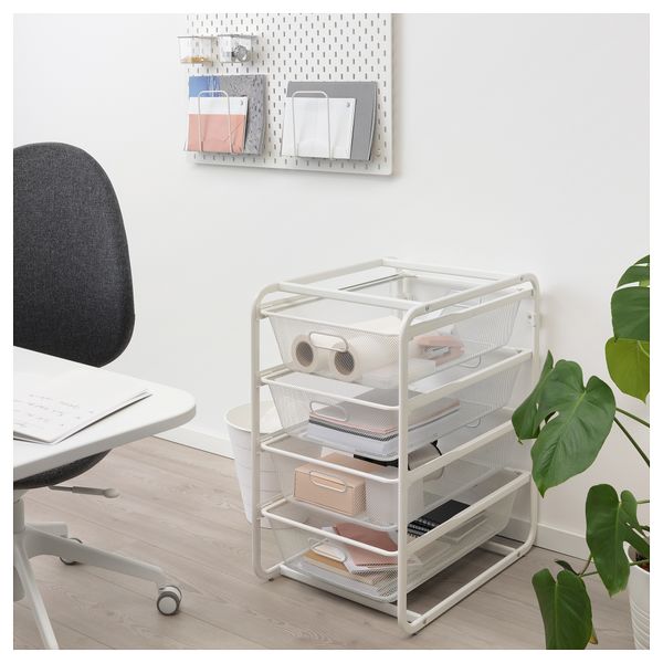 Рама с сетчатыми корзинами АЛЬГОТ (41x60x70 см) - схема-чертеж с размерами