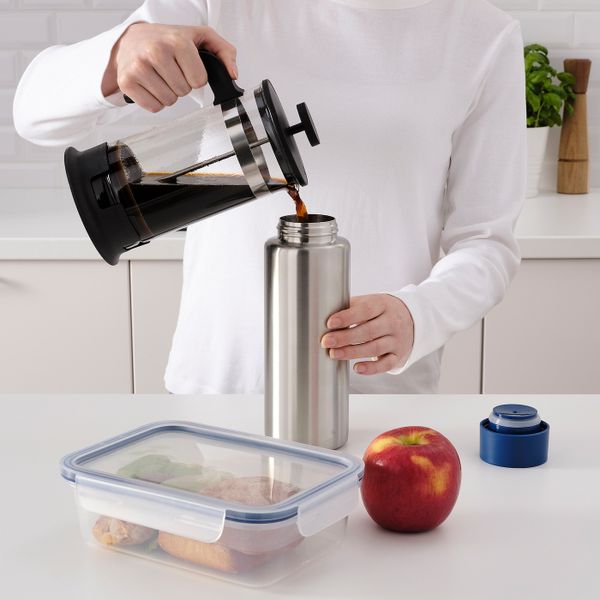 Термокружка, нержавеющая сталь/темно-синий 0.7 л IKEA UNDERSÖKA УНДЕРСОКА 605.135.73 - фото 3