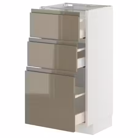 METOD / MAXIMERA Напольный шкаф с 3 ящиками