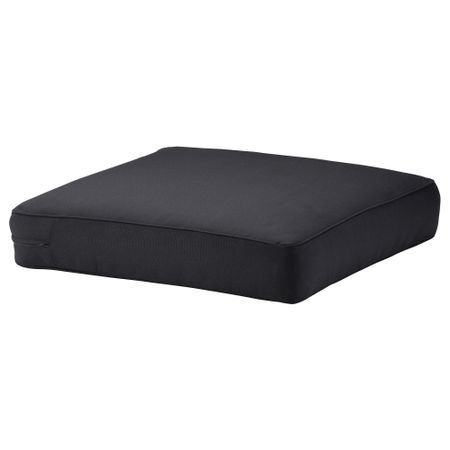 Подушка на сиденье для садовой мебели КУНГСЭ, черный (62x62 см)
