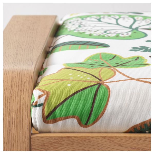 Табурет для ног ПОЭНГ, дубовый шпон, Симмарп зеленый - фото 3