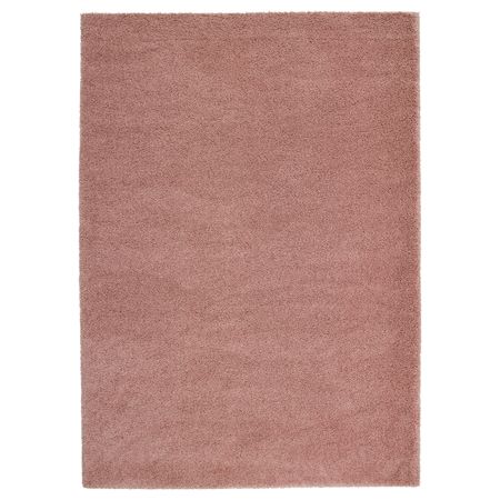 Ковер, длинный ворс ОДУМ, светлый коричнево-розовый