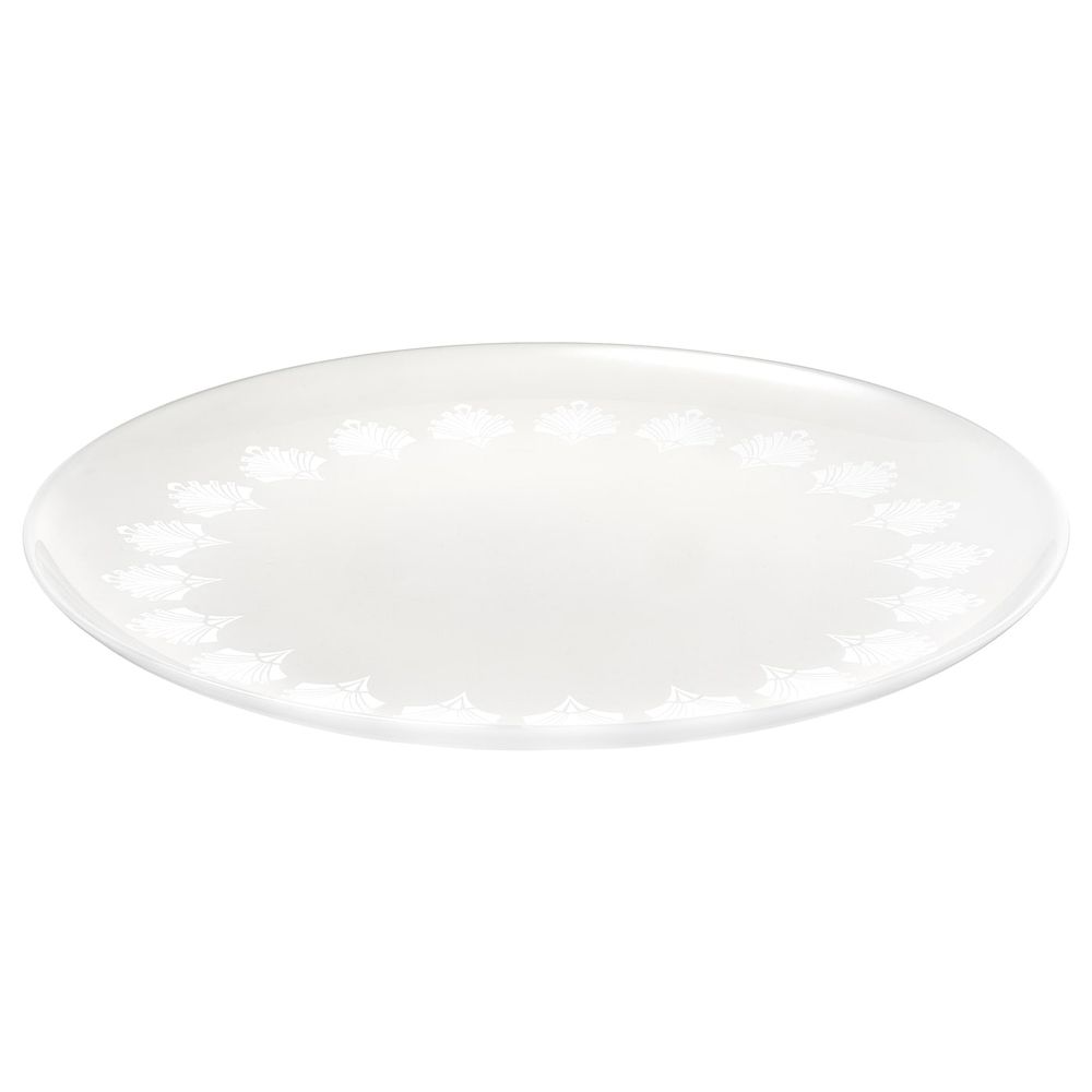 Тарелка десертная, матовое стекло 21 см IKEA INBJUDEN ИНБЬЮДЕН 004.913.00 - фото 1