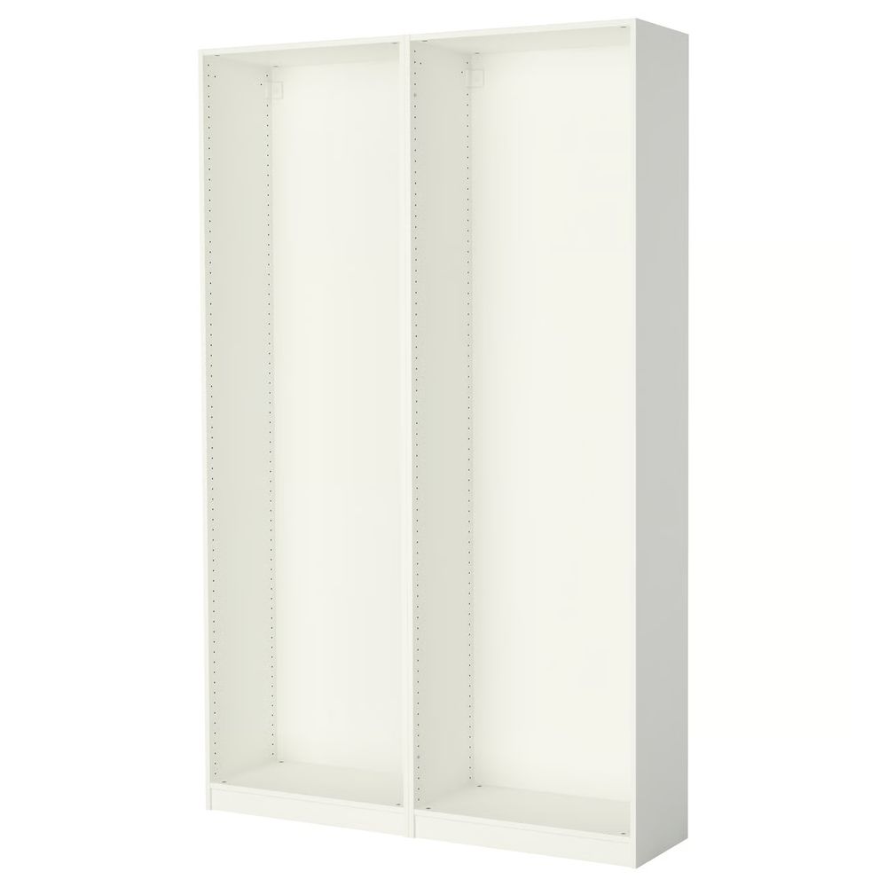 PAX 2 каркаса гардеробов - белый 150x35x236 см - фото 1