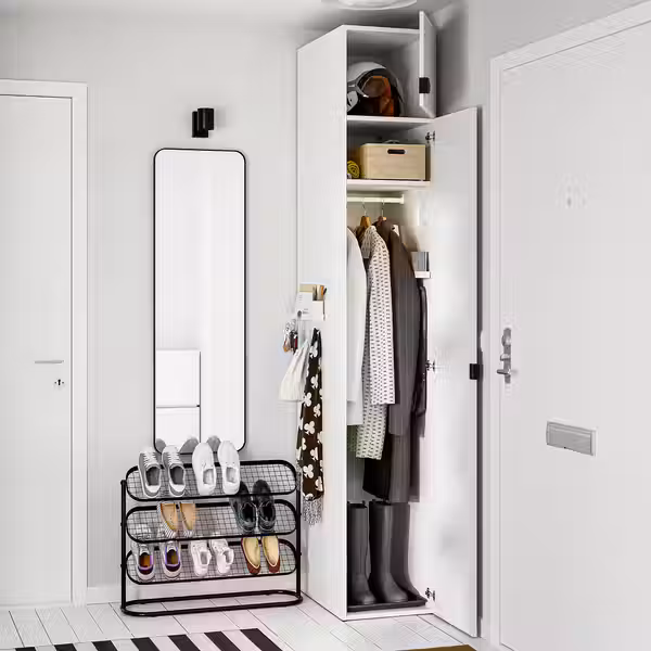 LASTARE ЛАСТАРЕ Гардероб, комбинация - белый 40x62x236 см - фото 5