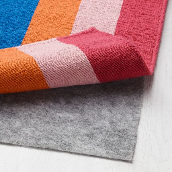 Ковер, безворсовый, 170x240 см, ручная работа разноцветный IKEA HALVED ХАЛЬВЕД 203.282.28 - схема-чертеж с размерами