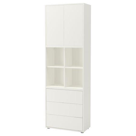 Комбинация шкафов с ножками, 70x35x212 см, белый IKEA EKET ЭКЕТ 892.865.08