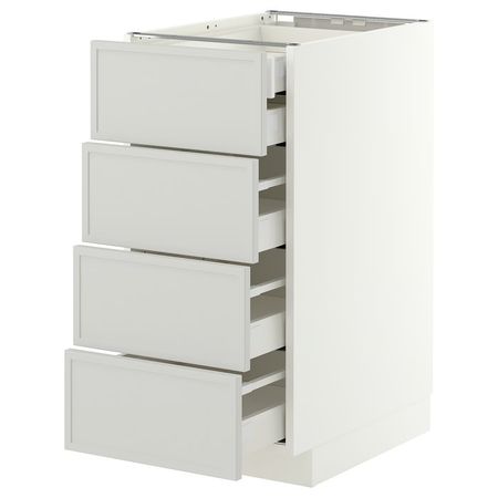 METOD / MAXIMERA Напольный шкаф 4фасада/2нзк/3срд ящ