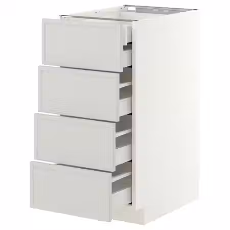 METOD / MAXIMERA Напольный шкаф 4фасада/2нзк/3срд ящ