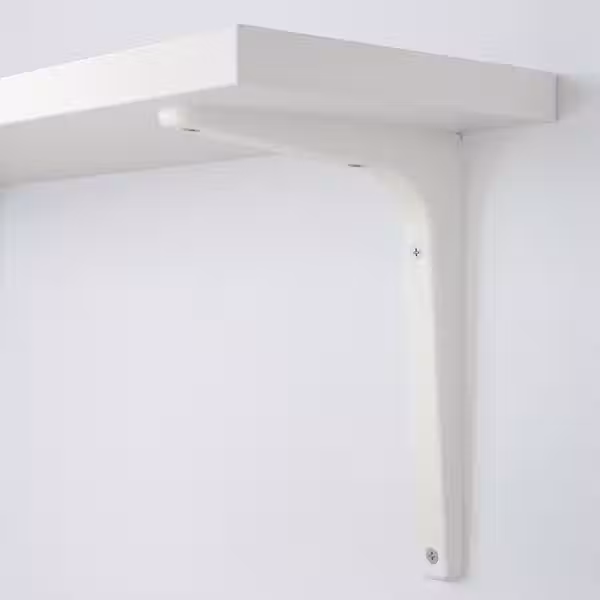 BERGSHULT / TOMTHULT Полка с консолью - белый 80x20 см - фото 6