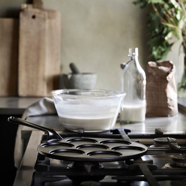 Сковорода для оладий/блинчиков, чугун 28 см IKEA VARDAGEN ВАРДАГЕН 604.372.73 - фото 2