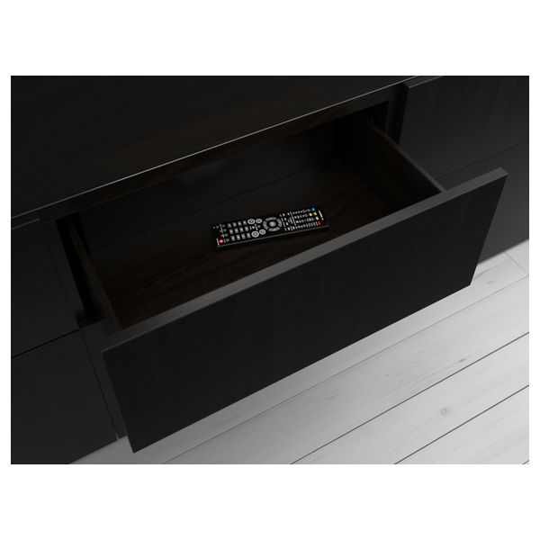 Каркас ящика БЕСТО, черно-коричневый (60x15x40 см) - схема-чертеж с размерами