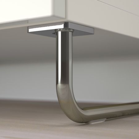 Комбинация для хранения с дверцами, белый/СЕЛЬВИКЕН/СУЛАРП глянцевый, белый 120x40x74 см IKEA BESTÅ БЕСТО 292.670.94