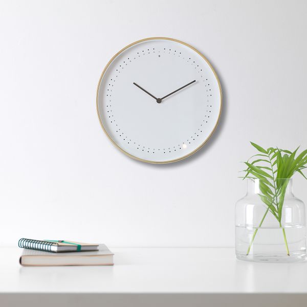 Настенные часы 24 см IKEA ПАНОРЕРА 003.741.60 - фото 2