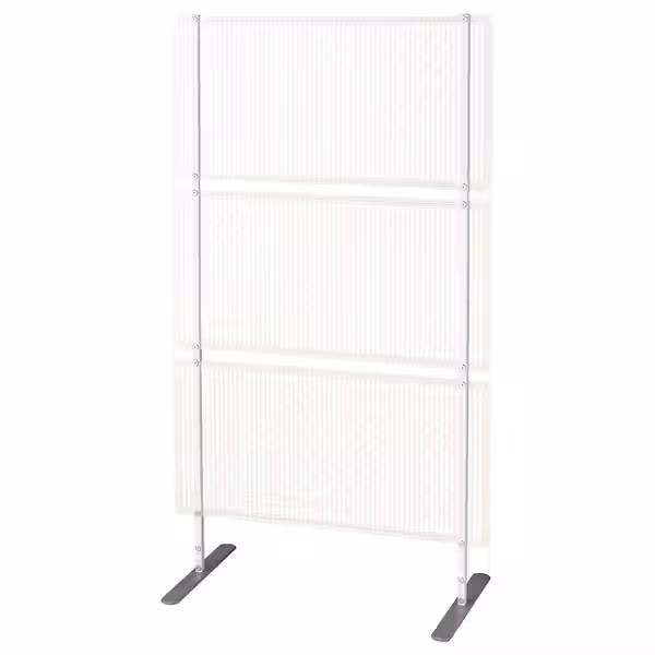 LUNGÖN ЛУНГЁН Ширма - белый с оттенком для дома/для сада 140x80x40 см - фото 1