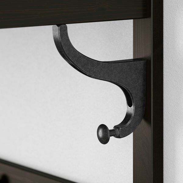 Полка для головных уборов, черно-коричневый, 85 см IKEA HEMNES ХЕМНЭС 102.458.70 - фото 3