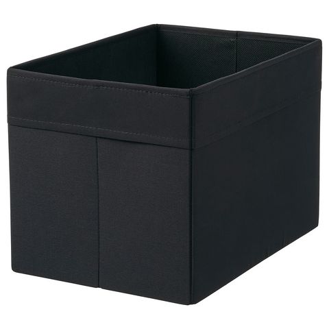 DRÖNA Коробка - чёрный 25x35x25 см