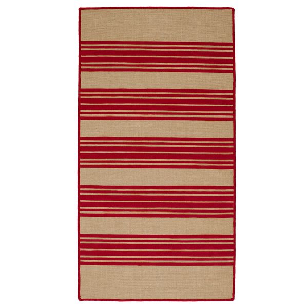 Ковер, безворсовый ВИНТЕР 2016, неокрашенный, красный (80x150 см) - фото 1