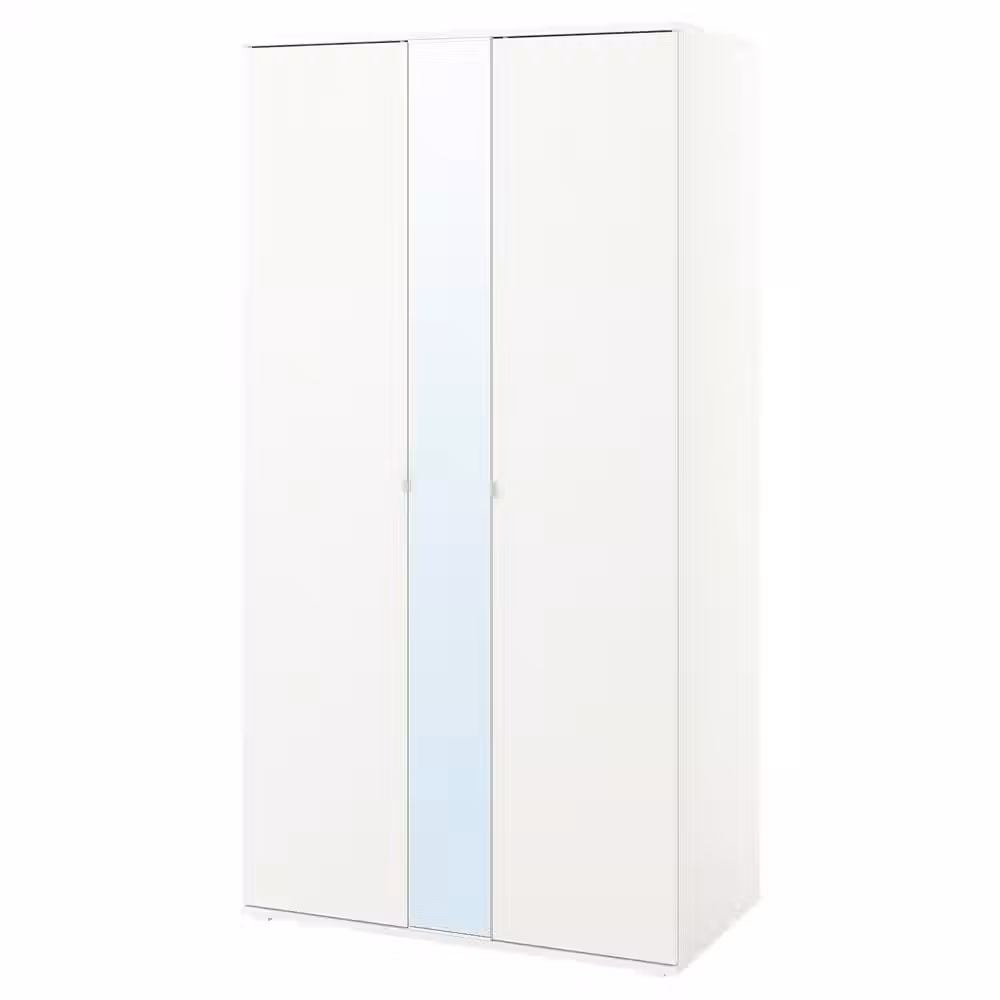 VIHALS Гардероб 2-дверный - белый 105x57x200 см - фото 1