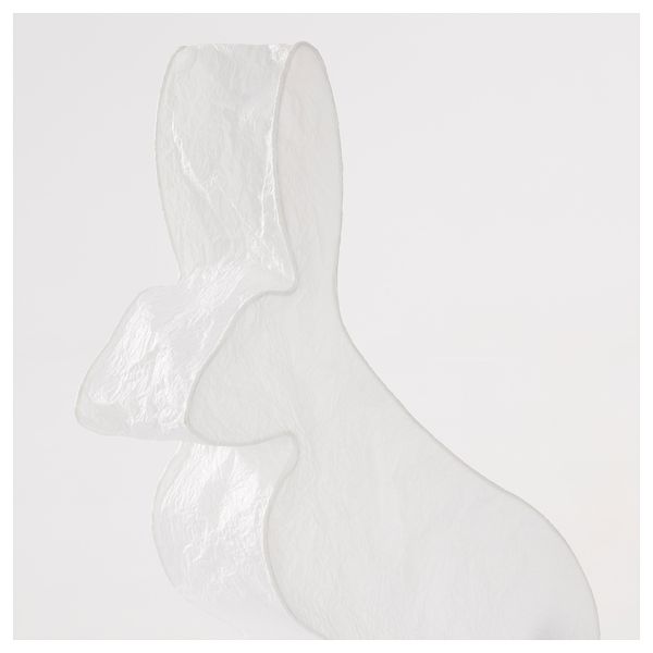 Светодиодное настольное украшение СТРОЛА, заяц, белый - схема-чертеж с размерами