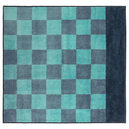 Ковер, длинный ворс, синий, 133x140 см IKEA СТИЛЛСАМТ 903.586.79