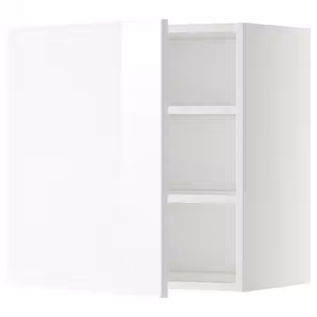 METOD Навесной шкаф с полками - белый/Ringhult белый 60x60 см