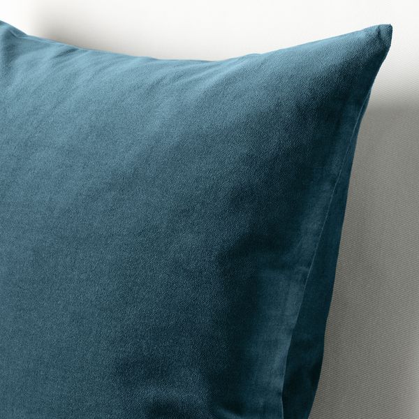 Чехол на подушку, 50x50 см, насыщенный синий IKEA SANELA САНЕЛА 805.483.26 - фото 4