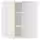 METOD Угловой навесной шкаф с полками - белый/Bodbyn белый с оттенком 68x80 см