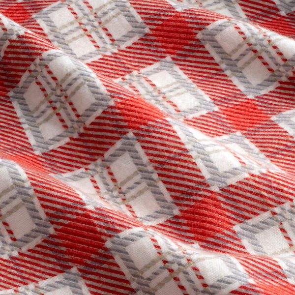 Пододеяльник и наволочка, белый красный/клетка 150x200/50x70 см IKEA SILESHÅR СИЛЕСХОР 005.313.96 - фото 6