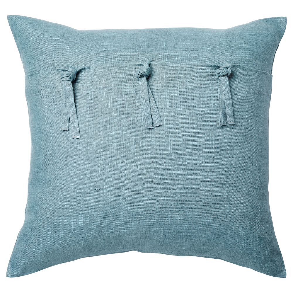 Чехол на подушку, голубой 50x50 см IKEA AINA АЙНА 704.724.02 - фото 1