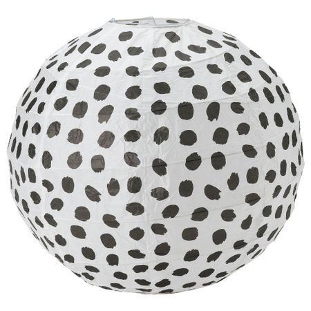 Абажур для подвесного светильника, 45 см, белый, черный ручная работа IKEA REGOLIT РЕГОЛИТ 605.302.14