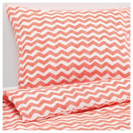 Пододеяльник и 1 наволочка СОММАР 2016, светло-красный (150x200/50x70 см)