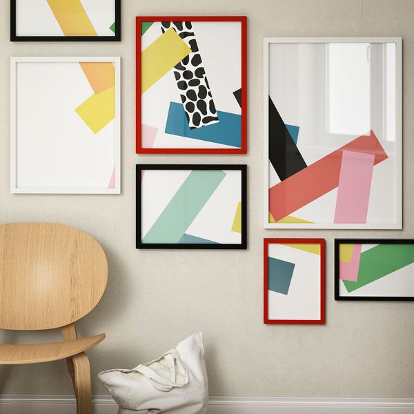 Рама, красный, 40x50 см IKEA RÖDALM 905.663.67 - фото 6