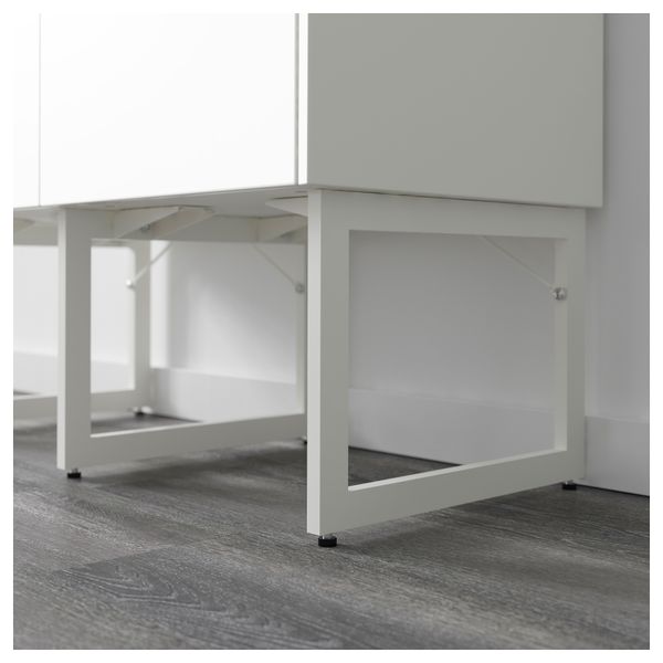 Ножка ЛИМХАМН, белый - схема-чертеж с размерами