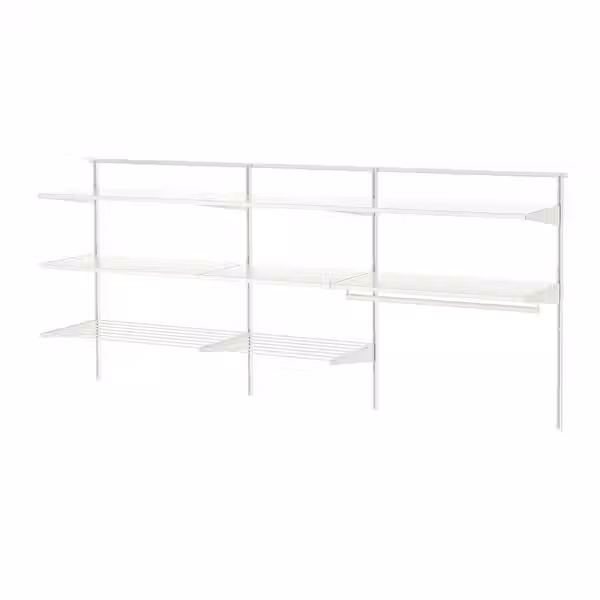 BOAXEL Комбинация для прачечной - белый/металлический 227x40x101 см - фото 1